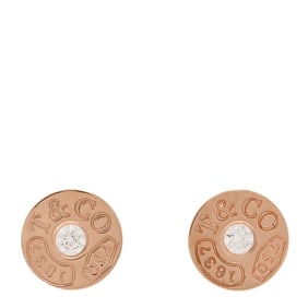 Tiffany 18K Rose Gold Diamond 1837