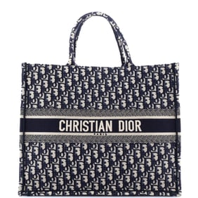 Christian Dior Book Tote Oblique Canvas