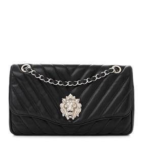 Chanel Lambskin Chevron Medium Leo Lion