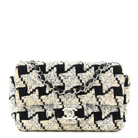 Chanel Tweed Quilted Mini Rectangular Flap