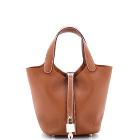 Hermes Picotin Lock Bag Clemence PM