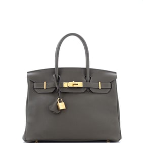 Hermes Birkin Handbag Vert Maquis Togo