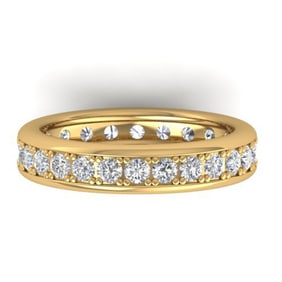 1.33 ctw VS/SI Diamond Eternity Band Men's SIZE 10 14k Yellow Gold