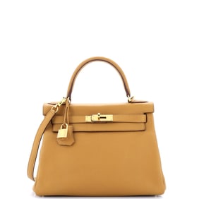 Hermes Kelly Handbag Sesame Togo with