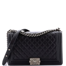 Chanel Boy Flap Bag Quilted Lambskin