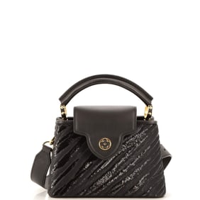 Louis Vuitton Capucines Bag Sequins with