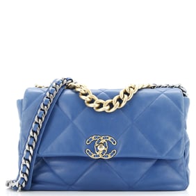 Chanel 19 Flap Bag Quilted Leather