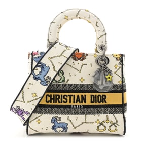Christian Dior Canvas Pixel Zodiac Embroidered