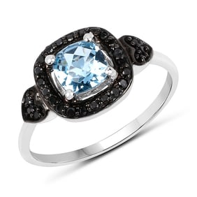 1.19 CT Genuine Swiss Blue Topaz