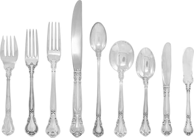 CHANTILLY sterling silver flatware set patented