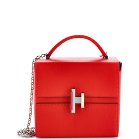 Hermes Cinhetic Top Handle Bag Chevre