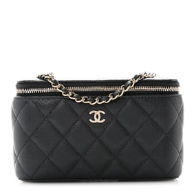 Chanel Caviar Quilted Small Vanity Case