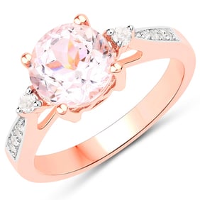 2.73 CT Genuine Kunzite and White