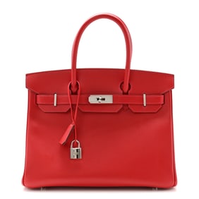 Hermes Epsom Birkin 30 Rouge Casaque