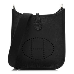 Hermes Taurillon Clemence Evelyne TPM Black