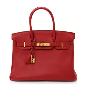 Hermes Togo Birkin 30 Rouge Garance