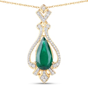 IGI Certified 3.49 CT Genuine Zambian