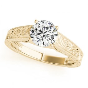 1.5 ctw Certified VS/SI Diamond Ring 18k Yellow Gold