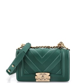 Chanel Boy Flap Bag Perforated Chevron