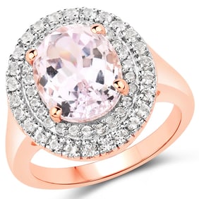 5.48 CT Genuine Kunzite and White
