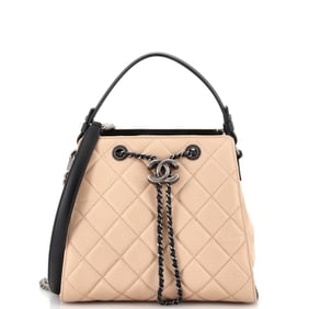 Chanel Top Handle CC Drawstring Bucket