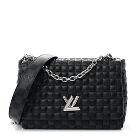 Louis Vuitton Calfskin Quilted Damier Twist