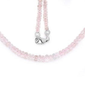 60.00 CT Genuine Morganite 14K White