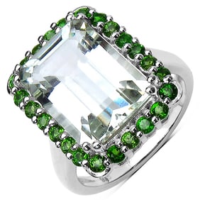 8.12 CT Genuine Green Amethyst and