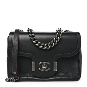 Chanel Grained Calfskin Archi Chic Flap