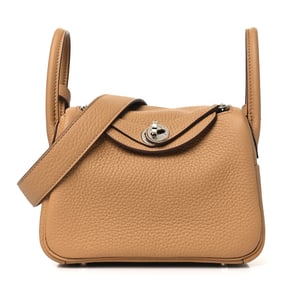 Hermes Taurillon Clemence Mini Lindy 20