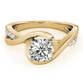 1.15 ctw Certified VS/SI Diamond Ring 18k Yellow Gold
