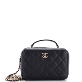 Chanel CC Zip Around Top Handle