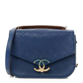 Chanel Grained Calfskin Quilted Medium Cuba