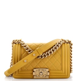 Chanel Boy Flap Bag Quilted Lambskin