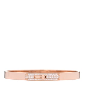 Hermes 18K Rose Gold Diamond PM