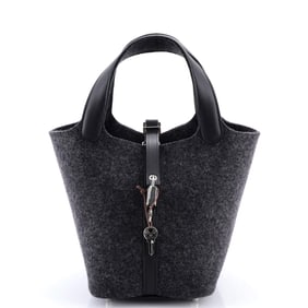Hermes Picotin Lock Bag Felt with