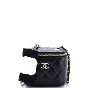 Chanel Camellia Bow Vanity Case with