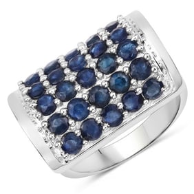 2.75 CT Genuine Blue Sapphire 14K