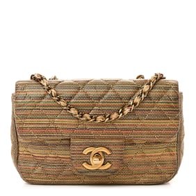 Chanel Metallic Sheepskin Thin Striped Extra