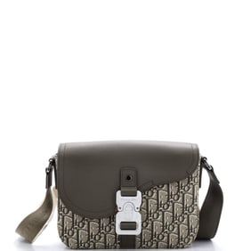 Christian Dior Saddle Buckle Flap Messenger