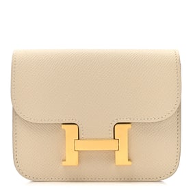 Hermes Epsom Constance Slim Wallet Craie