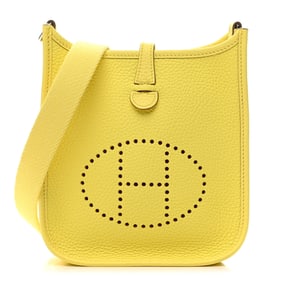 Hermes Taurillon Clemence Evelyne TPM Lime