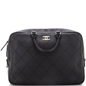 Chanel Diamond Stitch CC Top Handle