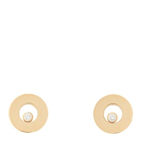 Chopard 18K Yellow Gold Diamond Happy
