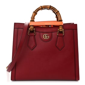 Gucci Textured Dollar Calfskin Web Small