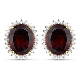 8.18 CT Genuine Rhodolite and White