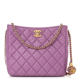 Chanel Lambskin Quilted Small Pearl Crush