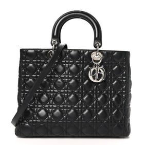 Christian Dior Lambskin Cannage Large Lady