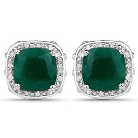 5.00 CT Dyed Emerald, Emerald and