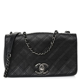 Chanel Calfskin Diamond Embossed New Chic